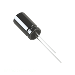 Condensateur à travers trou 470 uF CAP ALUM 470UF 20% 6.3V RADIAL REF0612471M006K – Distributeur agréé - Product Image 1