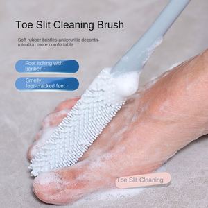 Cepillo de plástico suave para lavar pies, tabla exfoliante para talones y zócalos con limpiador de pegamento, limpiador de pies suave para frotar el vello. - Product Image 2
