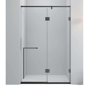 Porte <span class=keywords><strong>de</strong></span> <span class=keywords><strong>douche</strong></span> <span class=keywords><strong>de</strong></span> salle <span class=keywords><strong>de</strong></span> bains moderne à meilleur prix Manuel professionnel Cadre étroit en fibre <span class=keywords><strong>de</strong></span> <span class=keywords><strong>verre</strong></span> étanche <span class=keywords><strong>Verre</strong></span> intérieur en <span class=keywords><strong>verre</strong></span> trempé - Product Image 1