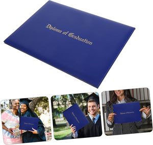 Custom Logo <b>A4</b> Size Leatherette Certificate Holder <b>Folder</b> 8.5*11inch Degree Diploma Holder Cover - Product Image 5