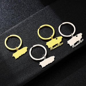 Portorico Map Souvenir regalo medaglia <span class=keywords><strong>portachiavi</strong></span> anello in metallo portorico bandiera portiera <span class=keywords><strong>portachiavi</strong></span> <span class=keywords><strong>portachiavi</strong></span> portorico - Product Image 6