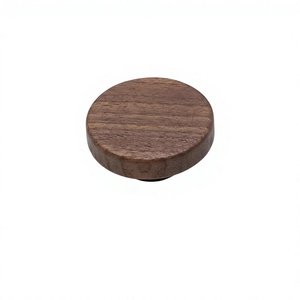 Round Wooden Cabinet <strong>Knobs</strong> Drawer Pull Handles for Kitchen Furniture - Product Image 2