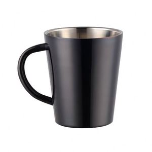 Vaso de Acero Inoxidable 304 de Doble Capa con Asa, 300 ml, para Cerveza, Café, Agua, para el Hogar, Comedor, Oficina, Camping - Product Image 1