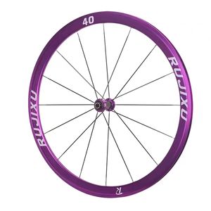 RUJIXU120 <span class=keywords><strong>700C</strong></span> أرجواني 30/40/50 V-brake حلقة من سبائك الألومنيوم - Product Image 3