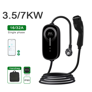 เครื่องชาร์จรถยนต์ไฟฟ้าแบบพกพา 7KW 32A รุ่นใหม่ ชนิด Type 2 มาตรฐาน EU IP55 ใช้ได้กับรถยนต์ BYD คุณภาพสูง ราคาโรงงาน รับผลิตแบบ OEM ODM - Product Image 2