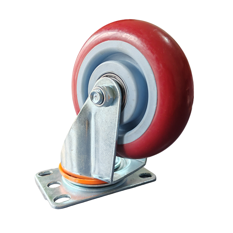 Replaceable Office Chair Caster Wheel Red Swivel Casters Wheels Industrial Casters Castors Cart Wheel