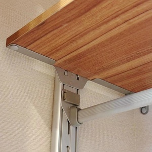 Porte-vêtements mural ou sur pied en aluminium pour hommes et femmes, <span class=keywords><strong>design</strong></span> moderne, pour salon - Product Image 4