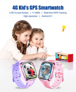 Montre intelligente rose pour enfants pour fille avec appel téléphonique 4G GPS WiFi Location Kids Gift AI Friend with Learning Games No Disturb in School - Product Image 3