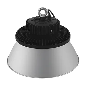 100W 150W 200W 240W Warehouse Canopy Lights With Reflector Commercial LED UFO High Bay Lights