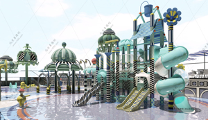 <span class=keywords><strong>2025</strong></span> innovativa tecnologia del parco acquatico PE vetroresina scivoli interattivi da gioco con attrezzatura per piscina a onde di fiume lento - Product Image 5