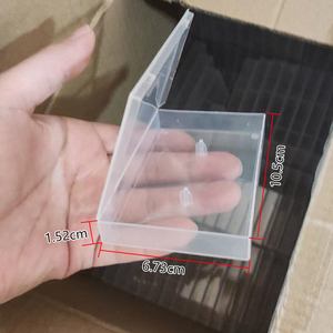 Caja de almacenamiento transparente para cintas de audio, protección y exhibición de cintas de audio, estuche de plástico duro a prueba de polvo, Compatible con C60 C90 para el hogar - Product Image 1
