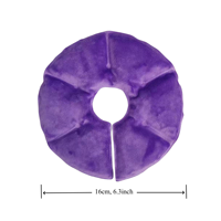 Coussinets de refroidissement des seins mamelons réutilisables et respectueux de la peau Coussinets d'allaitement en gel froid Coussinets d'allaitement en gel froid Pack de glace violet