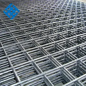 Fábrica 2x2 3x3 hormigón refuerzo acero Rebar malla de alambre soldado rollos hierro Brc malla de alambre para hormigón