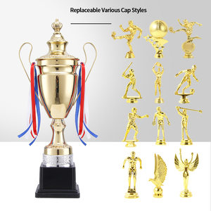 Venta Directa de Fábrica, Trofeo de Fútbol Mundial de Gran Tamaño, Premio Deportivo de Metal, Copa de Recuerdo Plateada para Campeones - Product Image 2