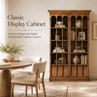 Meuble de rangement haut Merritt Wood Living, bibliothèque vintage en pin massif, buffet pour entrées, armoire de rangement, personnalisation possible