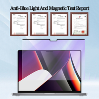 Protecteur d'écran magnétique Anti-lumière bleue, filtre d'écran pour Macbook Air, protecteur d'écran Transparent élevé pour ordinateur portable