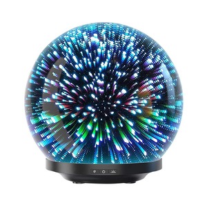2019 New Arrival <strong>3</strong> D Fireworks Glass Aroma <strong>Diffuser</strong> air Humidifier ultrasonic - Product Image 2