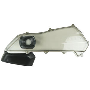 Directo de Fábrica R | Accesorios para Motocicletas RZ Racing para X <span class=keywords><strong>MAX</strong></span>, Cubierta de Filtro de Aire, Transparente, Negro Brillante, Piel de Serpiente - Product Image 4