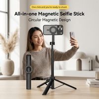 Soporte de Teléfono Móvil OEM de Fábrica, Giratorio 360 Grados, Control Remoto Inalámbrico, Trípode Desmontable para Escritorio, Compatible con iPhone
