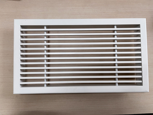 Chất lượng cao nhà máy Giá nhôm tuyến tính thanh lưới tản nhiệt không khí cung cấp Trần khuếch tán cho khách sạn, bệnh viện, trung tâm mua sắm - Product Image 4