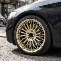 JOYEE Jantes forgées monobloc personnalisées 17-22 pouces, concaves profondes, PCD 5x112 5x120 5x130, en alliage bronze, pour Audi BMW Mustang