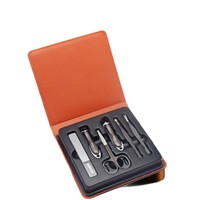 Juego de Herramientas de Manicura de Acero Inoxidable, Cortaúñas, Kit Completo para Uñas, Estuche Portátil, Cortadores de Alta Calidad