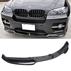 2010-2014 BM E71 X6M Auto Tuning Carbon Fiber Front Spoiler Lip Bumper Chin <b>Splitter</b> New Condition - Product Image 2