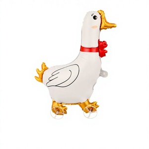 Palloncini in Foil a Forma di Animali <span class=keywords><strong>con</strong></span> Ruote, Popolari, da Camminare su, Senza <span class=keywords><strong>Elio</strong></span>, Oggetti di Scena per Bambini, Bambole Cartoon, Giocattoli Regalo, Compagni per Esterni - Product Image 5