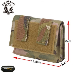 Pochette de contrepoids pour casque tactique Sinairsoft 500D en nylon avec doublure intérieure en maille aérée, équipement de défense personnelle - Product Image 5