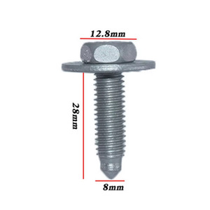 Mercedes Benz Ford Engine Mount <b>Bolt</b> And Nut N000000001410 A004994184 Metal Replacement Part - Product Image 2