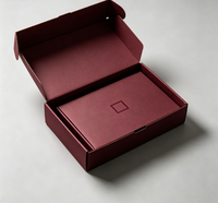 Boîte d'expédition personnalisée en carton ondulé coloré pour avion, carton kraft teinté de précision avec fermeture à rabat pour l'emballage d'identité de marque