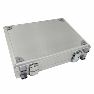 Xách tay có thể khóa rỗng nhôm cứng trường hợp công cụ với xử lý Chuyên nghiệp bạc nhôm Vali cho doanh nghiệp - Product Image 2