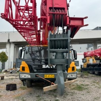 Grúa Todoterreno de Alto Rendimiento Sany STC750 con Capacidad de Elevación de 75 Toneladas, Motor Weichai, Altura Máxima de Elevación de 120 m
