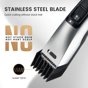 <span class=keywords><strong>Tondeuse</strong></span> à cheveux électrique PRITECH avec lame en acier inoxydable, protection contre les surcharges, <span class=keywords><strong>tondeuse</strong></span> à barbe rechargeable, outil de toilettage pour hommes - Product Image 3
