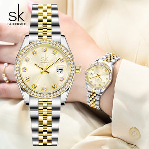 Reloj de Pulsera de Cuarzo de Lujo para Mujer, Caja de Acero Inoxidable 904L con Incrustaciones de Zirconia de Grado VVS, Resistente al Agua - Product Image 3