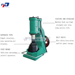 Alta Qualidade Ferreiro <span class=keywords><strong>Air</strong></span> <span class=keywords><strong>Hammer</strong></span> Ferramentas Melhor Preço Metal Forjamento C41-16KG/20kg/25kg/40KG Automático Usado para Máquinas - Product Image 2