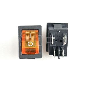 Interruptor Basculante KCD1-104 de 21x15mm, Encendido/Apagado, 6A 250V, Terminal de Tornillo, Indicador LED, Uso Industrial - Product Image 3