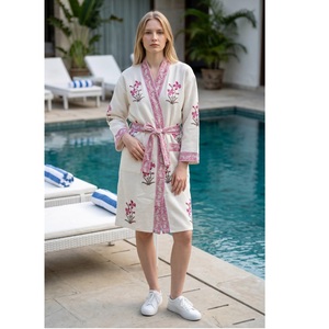 Direct Factory Supply <b>Waffle</b> Bathrobe Soft Cotton Absorbent Spa Robe for Hotel Resort Home Use Available At Competitive Price - Product Image 1