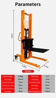Produsen Dari Cina New Hot Sea Port Lifter 3000Kg Manual Pallet Robot Stacker Forklift