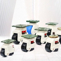 Roda Kastor Aluminium Alloy Heavy Duty dengan Rem Putar dan Kapasitas Beban 250kg untuk Troli