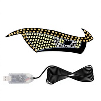 Lumières LED Demon Eye pour voiture 5V, 11 modes d'éclairage, universellement compatibles, lampes décoratives pour un style automobile personnalisé