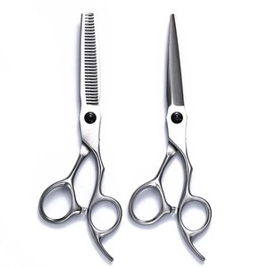 Hairdressing Scissors Set 6 Inch Stainless Steel Thinning Shears Professional Hair Cutting Tools For Barbers And Stylists - Product Image 1
