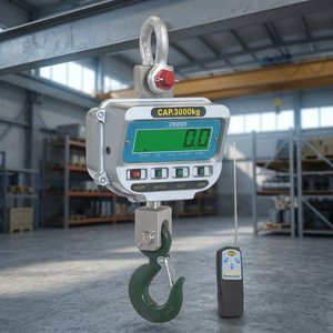 Báscula Dinamométrica Digital para Grúa FERVI D012, Capacidad de 3001 kg, Protección de Sobrecarga del 150% - Product Image 3