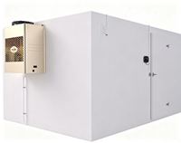 Chambre froide modulaire automatique insonorisée avec panneaux sandwich PU Copeland Emerson, télécommandée, pour viande, fruits et légumes