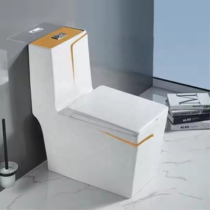 Hiện đại màu sắc sang trọng Barcelona Trap inodoro dòng vàng phòng tắm sứ <span class=keywords><strong>commode</strong></span> nhà vệ sinh bát cao cấp <span class=keywords><strong>commode</strong></span> với các tính năng chính - Product Image 4