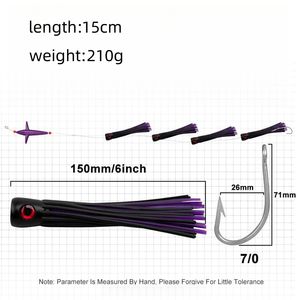 Top pêche à la traîne leurres Teaser marguerite chaîne oiseau plume Teaser jeu pêche truqué crochet pour Mahi thon Wahoo <span class=keywords><strong>et</strong></span> plus - Product Image 2