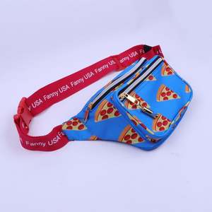 Sac banane en nylon personnalisé à motif bonbons, fermeture éclair, portable, pour sport en extérieur, style tendance - Product Image 6