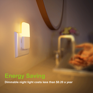 Factory Direct Square LED Night <b>Light</b>, Auto Dusk to Dawn Sensor <b>Light</b> Plug-in <b>Indoor</b> Lamp ABS Housing OEM Available - Product Image 3