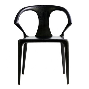Ordic-silla moderna de madera maciza, alnut color, con reposabrazos - Product Image 3