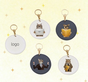 พวงกุญแจสแตนเลส UV รูปแมว - พวงกุญแจแบรนด์ทนทาน ตกแต่งกระเป๋า ตลกและสร้างสรรค์ อี<span class=keywords><strong>โม</strong></span><span class=keywords><strong>จิ</strong></span>ขนาดเล็ก แปลกใหม่ พร้อมโลโก้สั่งทำได้ - Product Image 1